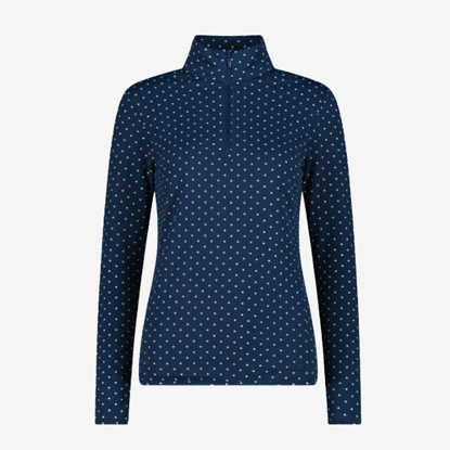 CMP ž puli 34L4306 16ZU SOFTECH TURTLENECK WHIT PRINT blue ink bianco