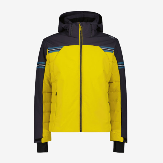 CMP m bunda 35W0087 R629 SKI JACKET IN 4-WAY STRETCH FABRIC gold green