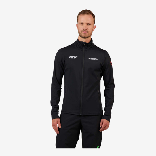 ROSSIGNOL m jopica RLOML01 200 MEN'S HERO MID LAYER STRETCH JACKET black