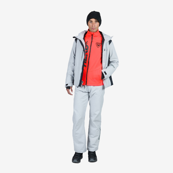ROSSIGNOL m jopica RLNML13 316 MEN'S HERO CLASSIQUE CLIM FULL-ZIP TOP neon red