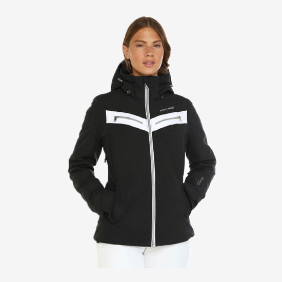 FISCHER ž smučarska bunda AFWFR06009 G75625 LUNA black white