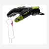 LEKI odr smučarske rokavice 654804301 WCR VENOM DH 3D black green