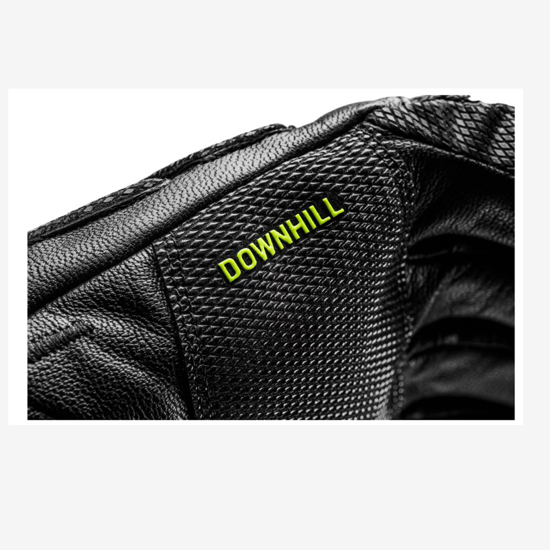 LEKI odr smučarske rokavice 654804301 WCR VENOM DH 3D black green