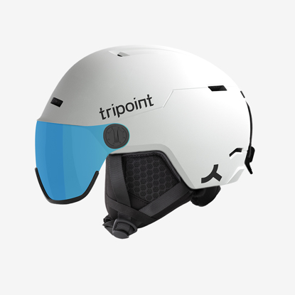 TRIPOINT smučarska čelada TH0008H002 201  TRDKOVA VISOR matt white