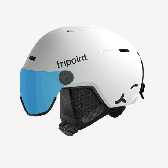 TRIPOINT smučarska čelada TH0008H002 201  TRDKOVA VISOR matt white