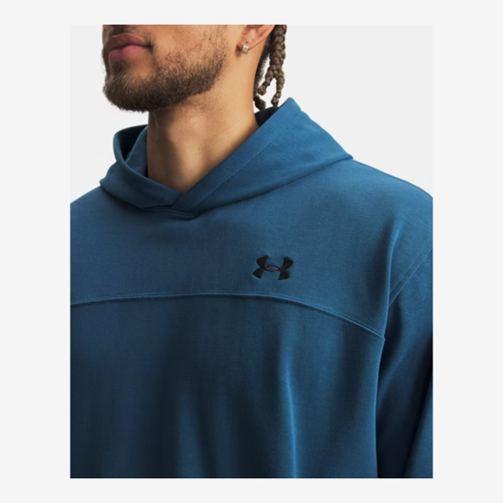 UNDER ARMOUR m kapucar 6012335-498 RIVAL LIGHTWEIGHT HOODIE wham blue black
