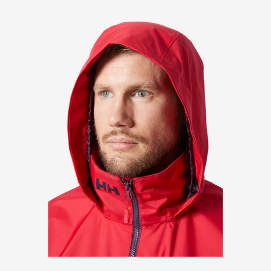 HELLY HANSEN m jakna 34443 162 HOODED SAILING JACKET 2.0 red