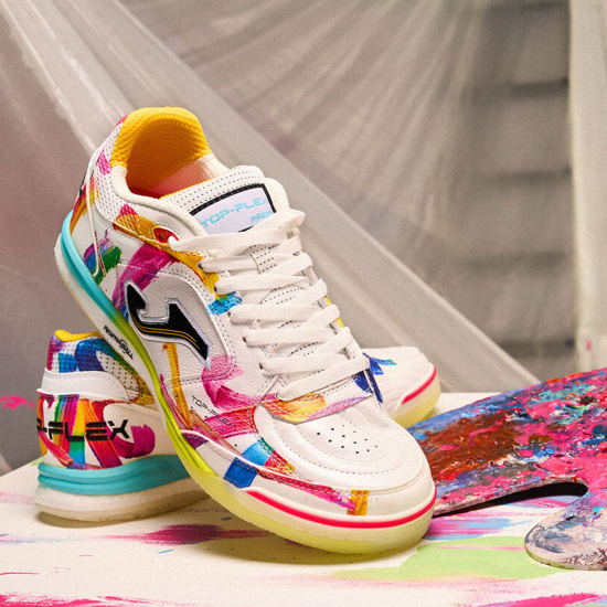 JOMA m nogometni copati TORS2676IN TOP FLEX REBOUND 26 GRAFFITI white