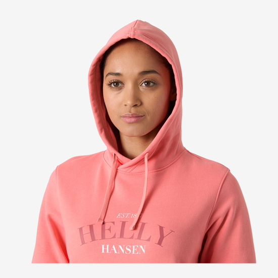 HELLY HANSEN ž kapucar 54522 066 CORE GRAPHIC HOODIE coral almond