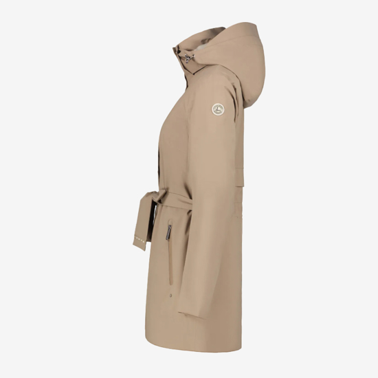 LUHTA ž plašč 9 39479378L 100 ANNONNIEMI dark beige