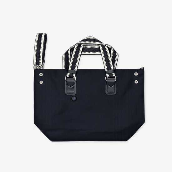 LUHTA torbica 9 39917000L 990 OJAVAINEN black