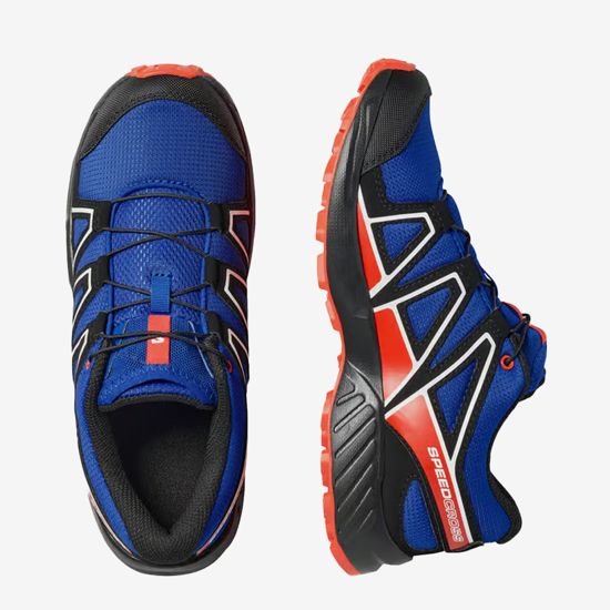 SALOMON otr trail copati 492175 SPEEDCROSS J surf the web/fiery red