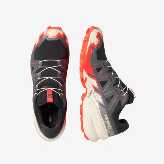 SALOMON m trail copati 492251 SPEEDCROSS 6 black/fiery red