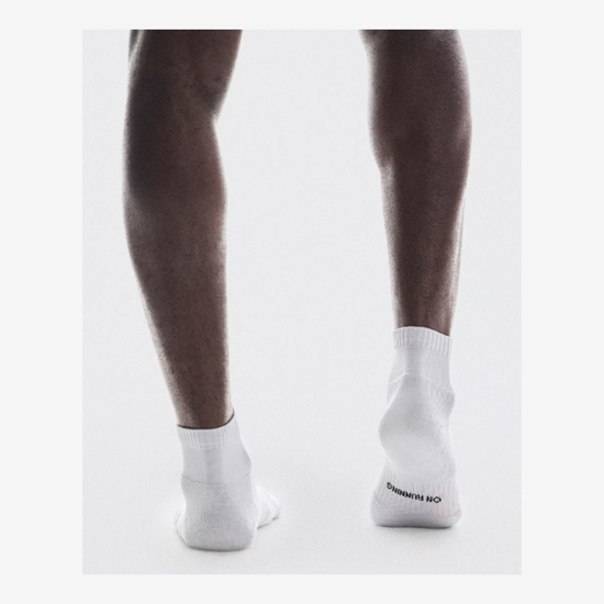 On nogavice 2UF10070561 CORE RUN SOCK MID 2P glacier