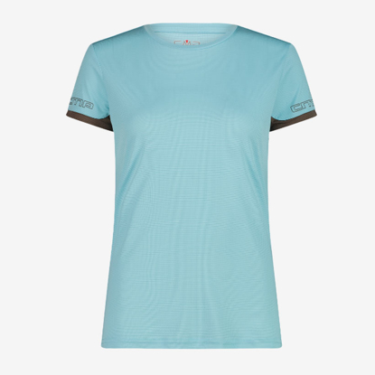 CMP ž majica 33N6316 E555 UNLIMITECH T SHIRT WITH LOGO lagoon