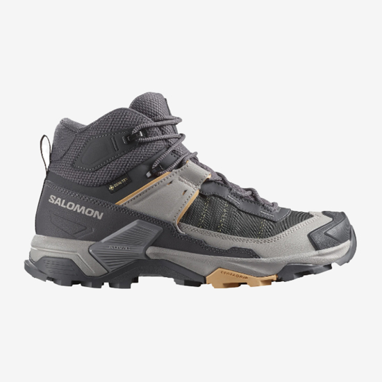SALOMON ž pohodni čevlji 477545 X ULTRA 5 MID GTX nine iron/gull