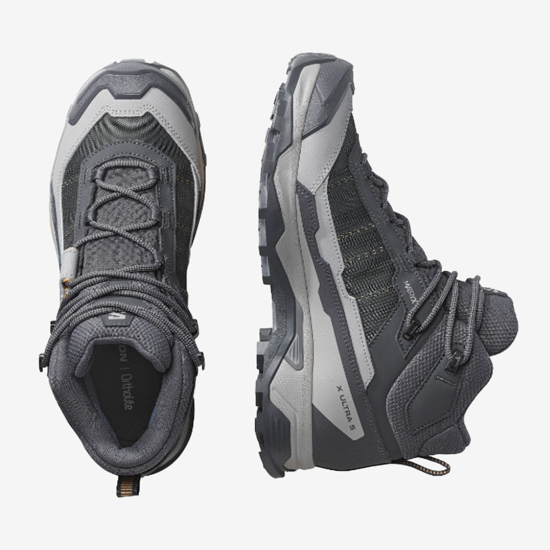 SALOMON ž pohodni čevlji 477545 X ULTRA 5 MID GTX nine iron/gull