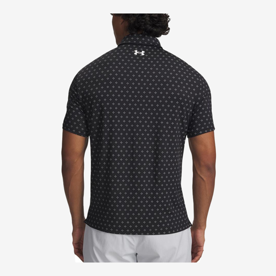 UNDER ARMOUR m golf majica 1378677-017 PLAYOFF 3.0 PRINTED POLO SHIRT black white