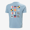 HELLY HANSEN m majica 54601 561 SHORELINE T-SHIRT 3.0 windy blue