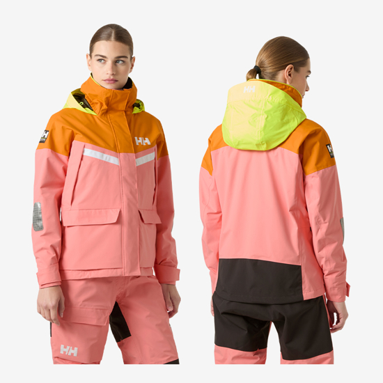 HELLY HANSEN ž jadralna jakna 34486 066 W PIER 4.0 JACKET coral almond
