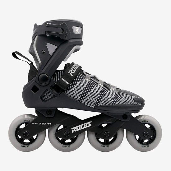 ROCES odr rolerji 400906-00001 R-EVO 90 black grey