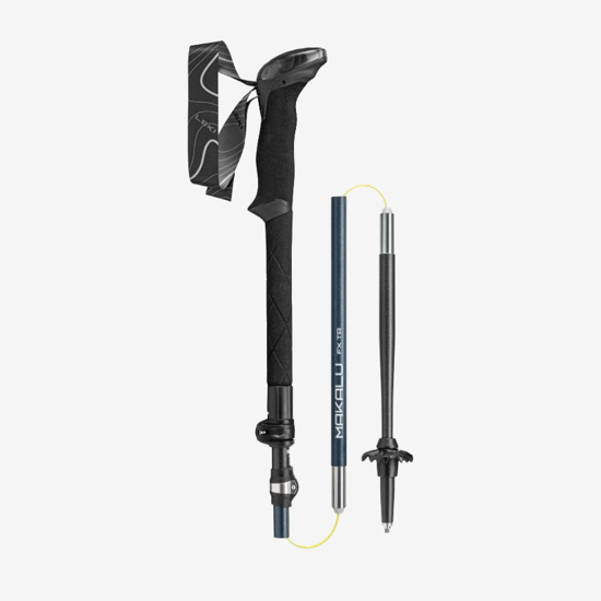 LEKI pohodne palice 65620751 S MAKALU FX TA black stone blue dark white
