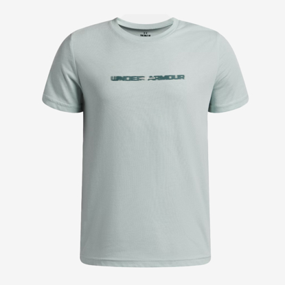 UNDER ARMOUR otr majica 6009269-477 WORDMARK BLUR SHORT SLEEVE enamel stone blue