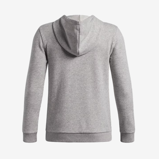 Picture of UNDER ARMOUR otr kapucar RIVAL LIGHTWEIGHT ZIP HOODIE mod gray full heather black