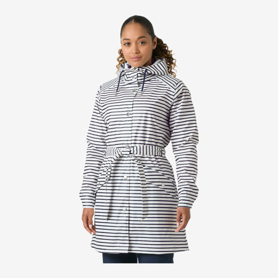 HELLY HANSEN ž plašč 53252 001 W KIRKWALL II RAINCOAT white navy