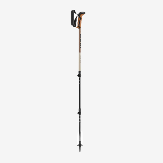 LEKI pohodne palice 65620431 KHUMBO black pale clay light pale clay dark