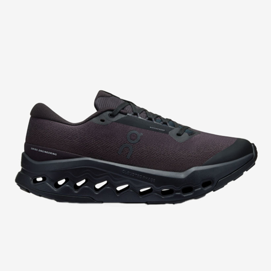 On ž trail copati 3WF30121043 CLOUDSURFER TRAIL 2 WATERPROOF black black