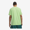 UNDER ARMOUR m majica 1326799-712  UA LEFT CHEST LOGO SHORT SLEEVE lumos lime white