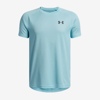 UNDER ARMOUR otr majica 1382790-425 TECH TEXTURED SHORT SLEEVE blue haze black