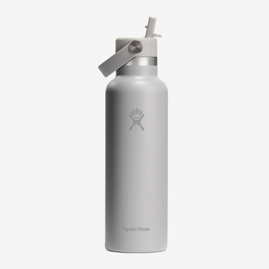 HYDRO FLASK 21 oz STANDARD MOUTH WITH FLEX STRAW CAP S21CFS035 621ml birch