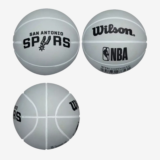WILSON žogica WTB1100PDQSAN SAN ANTONIO SPUR grey