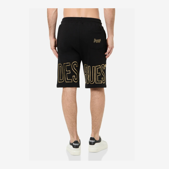 BOXEUR m hlače BXM0100525AZ logo black gold