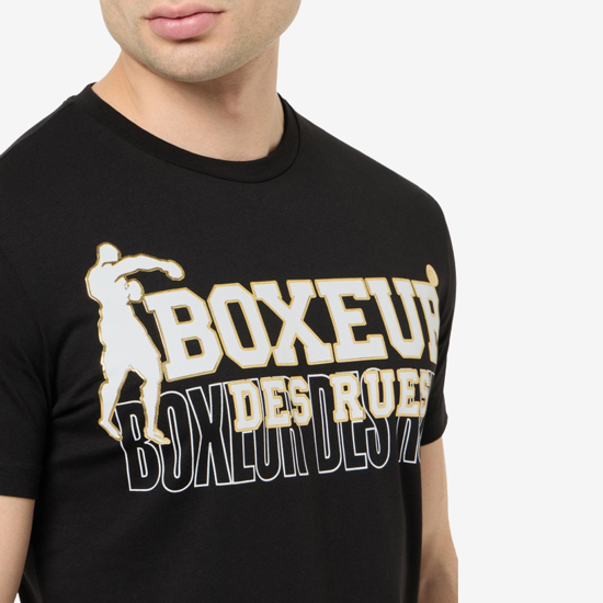 BOXEUR m majica BXM0200694AZ black gold