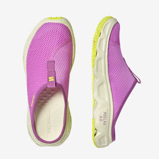SALOMON ž natikači 479949 REELAX SLIDE 6.0  iris orchid/aspargus green