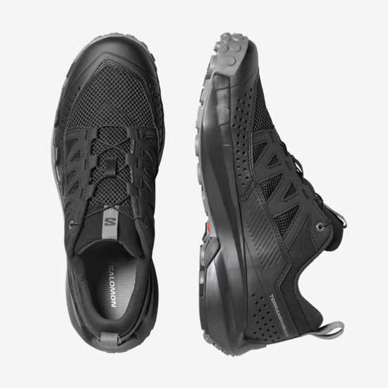 SALOMON m trail copati 491440 TERRAMPHIBIAN black/black/castlerock