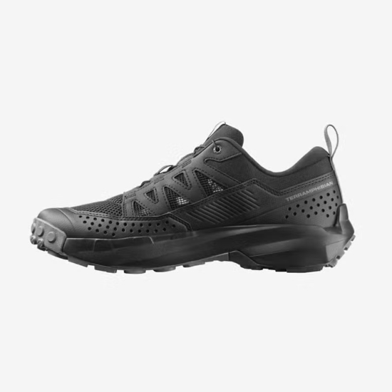 SALOMON m trail copati 491440 TERRAMPHIBIAN black/black/castlerock