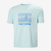 HELLY HANSEN m majica 34419 537 HP RACE GRAPHIC T-SHIRT barely blue