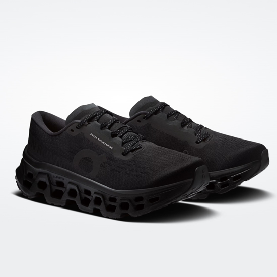 On ž tekaški copati 3WG10831043 CLOUDMONSTER 3 WIDE black black
