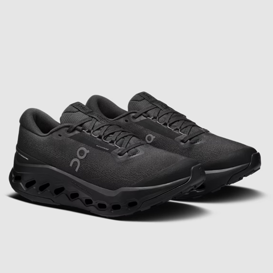 On ž trail copati 3WF30121043 CLOUDSURFER TRAIL 2 WATERPROOF black black