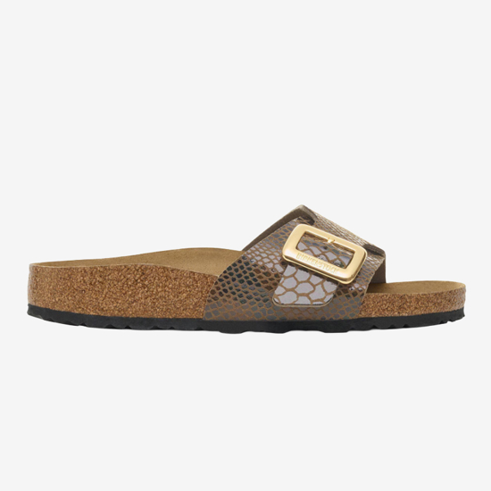 BIRKENSTOCK natikači 1030320 CATALINA -narrow- shiny snake sage
