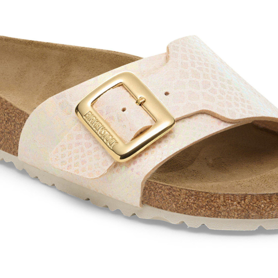 BIRKENSTOCK natikači 1030249 CATALINA - regular - shiny snake cream