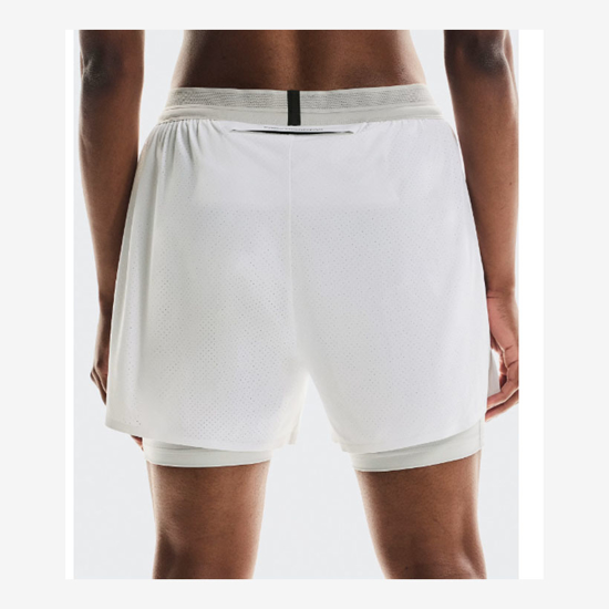On ž hlače 1WF10120813 3" PERFORMANCE 2/1 SHORTS white glacier