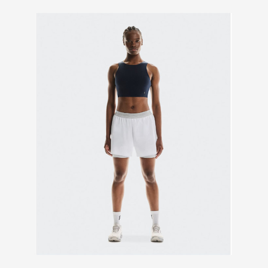 On ž hlače 1WF10120813 3" PERFORMANCE 2/1 SHORTS white glacier