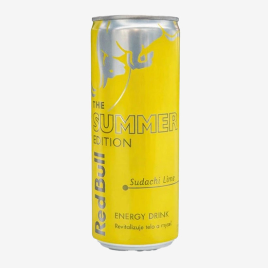 RED BULL energijski napitek SUMMER EDITION LIMETA 250ML yellow