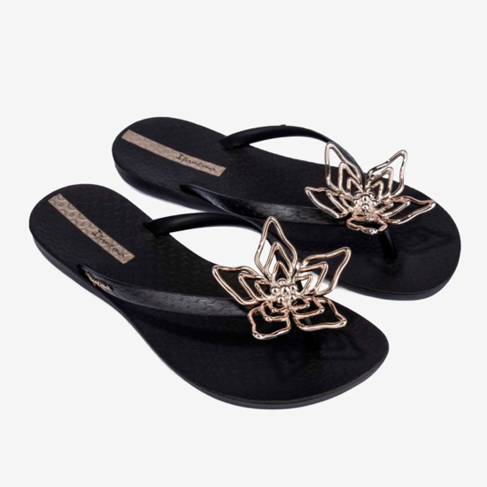 IPANEMA ž japonke 83753 BO042 MAXI FLOWER black black