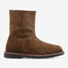BIRKENSTOCK ž škornji 1030218 UPPSALA ZIP SHEARLING -narrow- dark tea